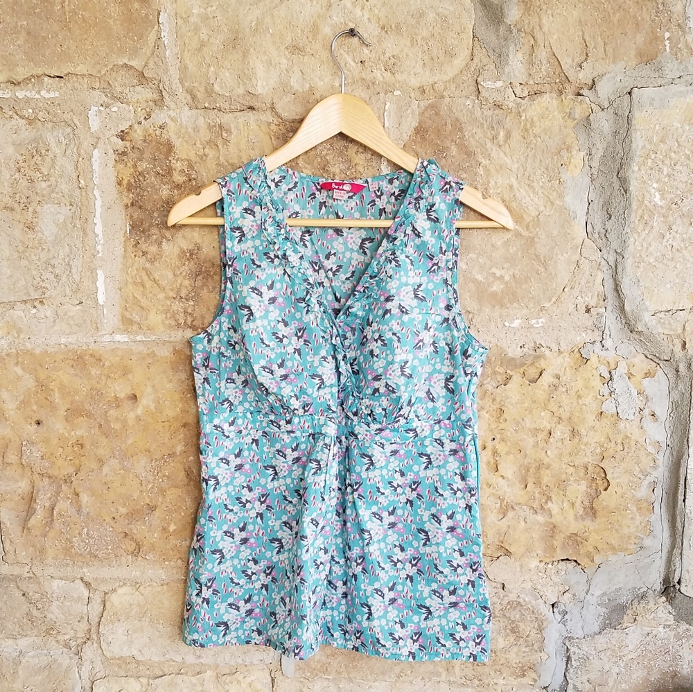 Boden Floral Blouse